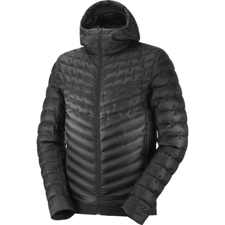 Salomon Outline Down Men's Insulated Jackets Black | CA 41Z36